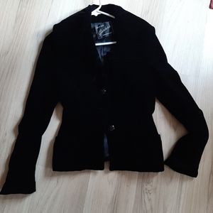 Vintage black velvet jacket